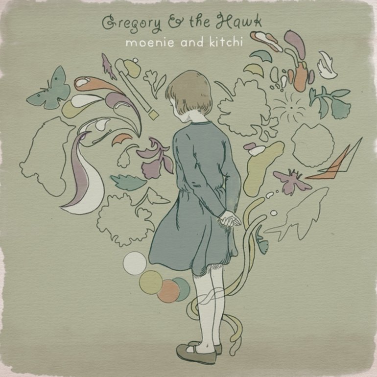 moenie and kitchie album art. artist, gregory and the hawk.