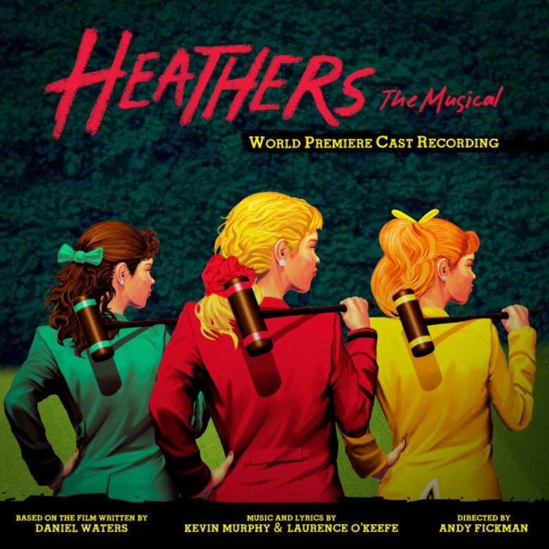 heathers the musical album art. artist, various artists.